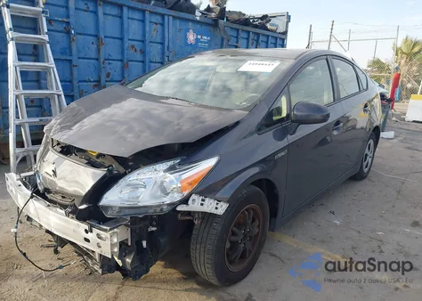 2013 Toyota Prius Three из США, поврежденный, VIN JTDKN3DU7D5626954